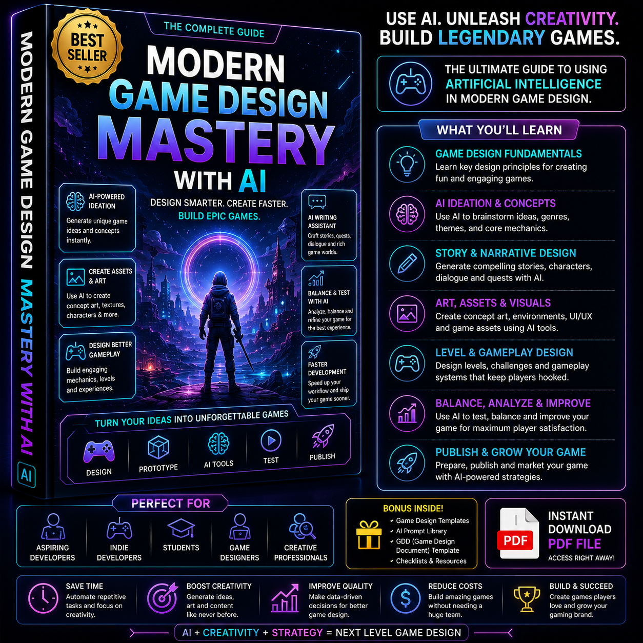 Modern Game Design Mastery with AI
