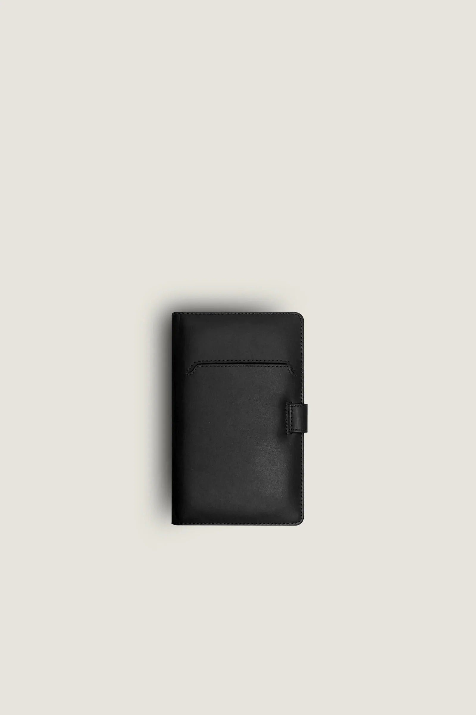Steriq Black Checkbook Wallet