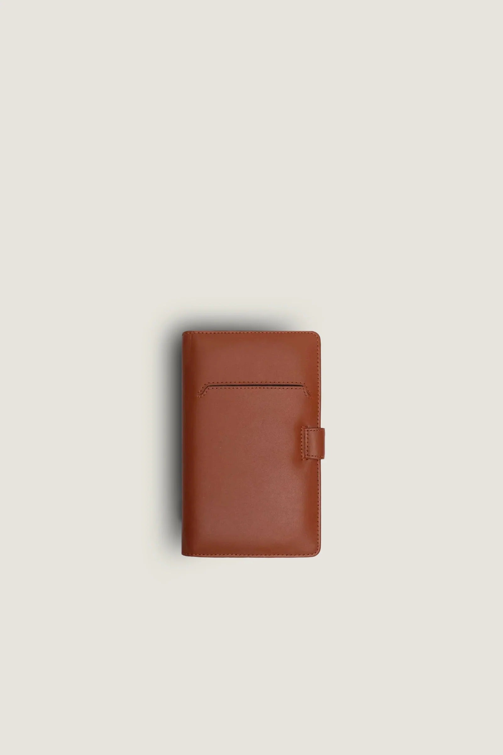 Steriq Brown Checkbook Wallet