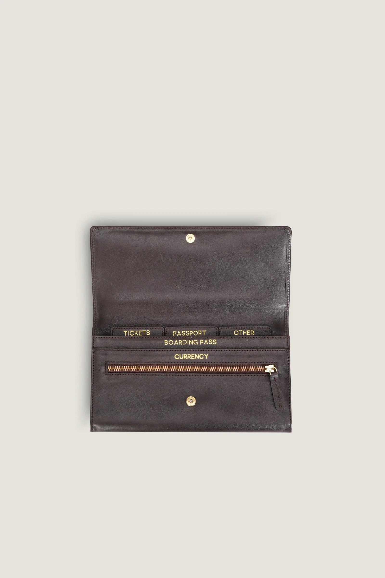 Steriq Choco Brown Passport Wallet